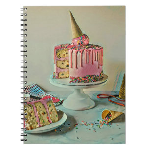 Retro ice cream popsicle notebook