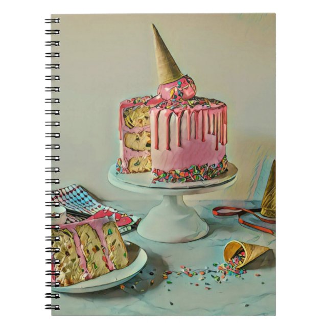 Retro ice cream popsicle notebook (Front)