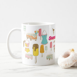 Retro Ice Cream Summer Party Coffee Mug