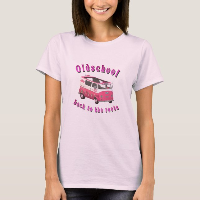 Retro Ice Cream Van Oldschool Vibes Tee (Front)