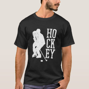 Retro Ice Hockey Player Expert Coach Sports  Graph T-Shirt