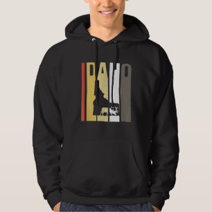 Retro Idaho Elk Boise Deer Hunting Hunter Archery Hoodie