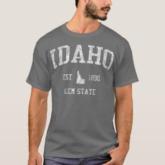 Retro Idaho  Vintage Sports  Design  T-Shirt
