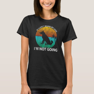 Retro If I Can't Bring My Dog I'm Not Going Gsd T-Shirt