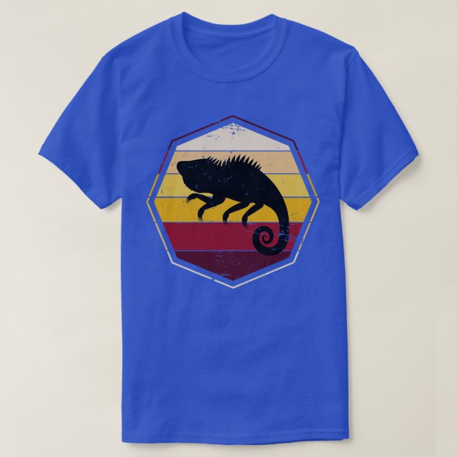 Retro Iguana T-Shirt (Design Front)