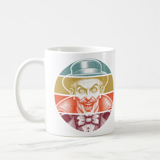 Retro Illusionist for Light Items Coffee Mug (Left)