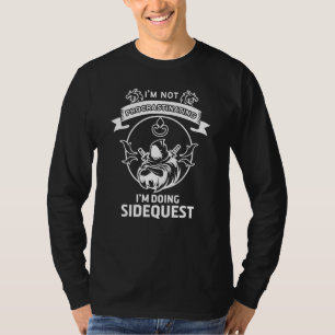 Retro I'm Not Procrastinating I´m Doing Side Quest T-Shirt