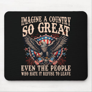 Retro Imagine A Country Great Even The People On Mouse Mat