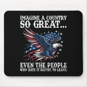 Retro Imagine A Country Great Even The People On Mouse Mat
