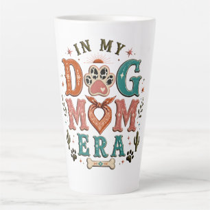 Retro In My Dog Mum Era Women’s T-Shirt Latte Mug