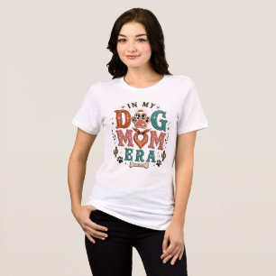Retro In My Dog Mum Era Women’s T-Shirt Tri-Blend Shirt