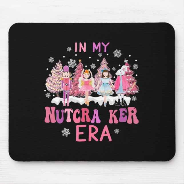 Retro In My Nutcracker Mum Era Christmas Nutcracke Mouse Mat (Front)