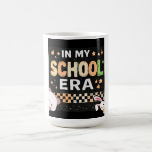 Retro In My School Era Aesthetic Back to School Coffee Mug