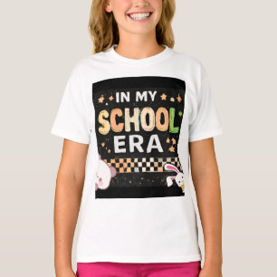 Retro In My School Era Aesthetic Back to School T-Shirt