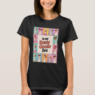 Retro In My Silly Goose Era Funny Animal Lover Got T-Shirt