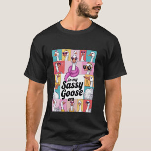 Retro In My Silly Goose Era Funny Animal Lover Got T-Shirt