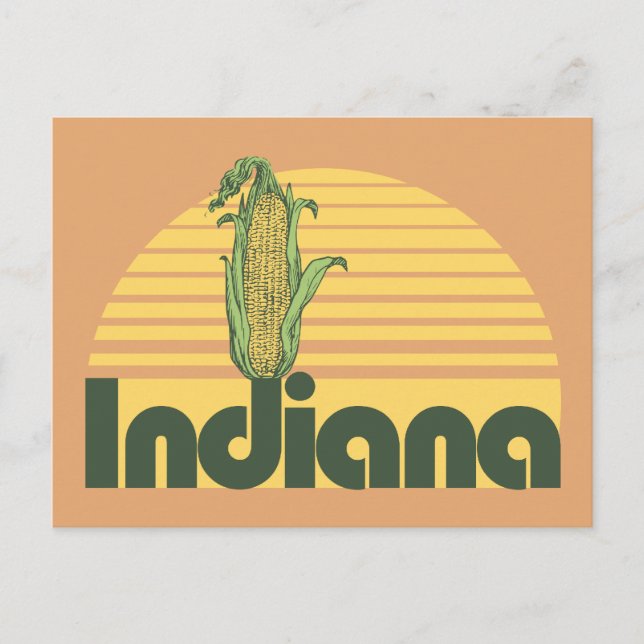 Retro Indiana Postcard (Front)