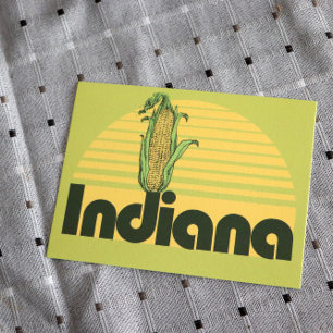 Retro Indiana Postcard