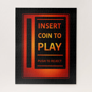 Retro Insert Coin to Play 520-Piece Puzzle