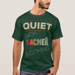 Retro Inspirational Math Quotes  T-Shirt