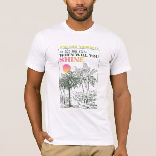 retro inspirational self care Quote  T-Shirt