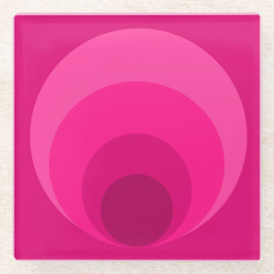 Retro Inspired Glass Coaster