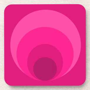 Retro Inspired Hard Plastic Coaster