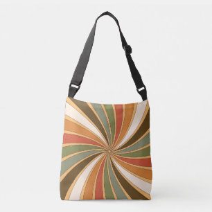 Retro Inspired Spinwheel Crossbody Bag