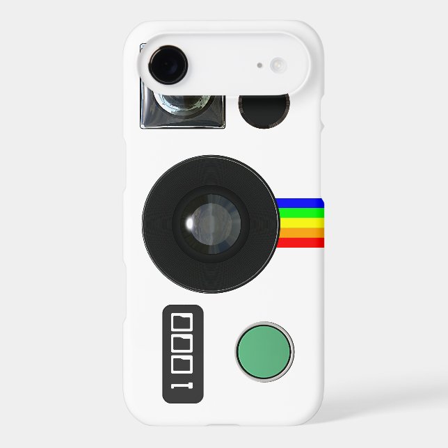 Retro Instant Camera Case-Mate iPhone Case (Back)