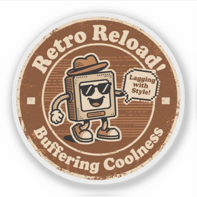 Retro Internet Culture "Lagging with Style" Gift  (Front)