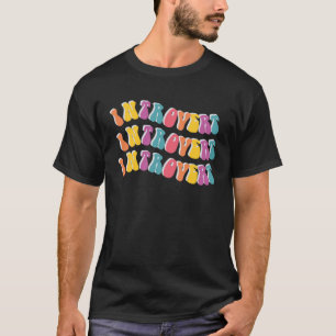 Retro Introvert Vintage Antisocial Anxiety For Men T-Shirt
