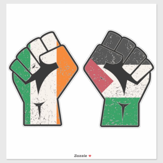 Retro Ireland Palestine Solidarity Fist revolution (Sheet)