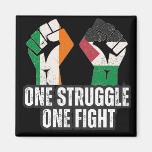 Retro Ireland Palestine Solidarity Fist revolution Magnet