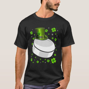 Retro Irish Hockey Shamrock Sports St. Patrick's D T-Shirt