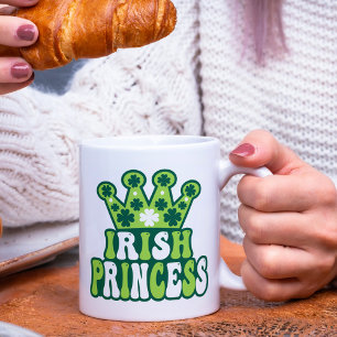Retro Irish Princess St. Patrick's Day Coffee Mug