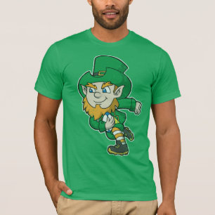 Retro Irish Rugby Leprechaun T-Shirt