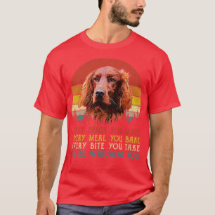 Retro Irish Setter Every Snack You Make Every Meal T-Shirt