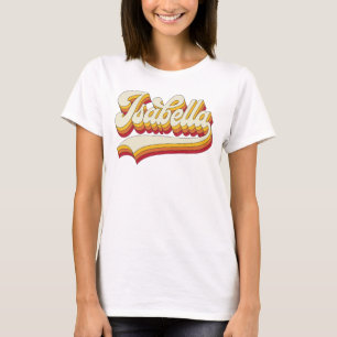 Retro Isabella Name 70s Vintage Design T-Shirt