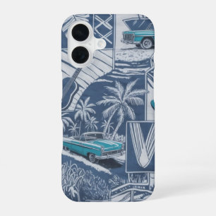 Retro Island Cruiser iPhone 16 Case