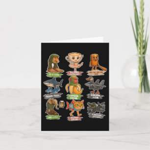 Retro Italian Brainrot Meme Funny All Brainrot Ani Card