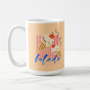 Retro Italian Ice Cream Cones Coffee Mug