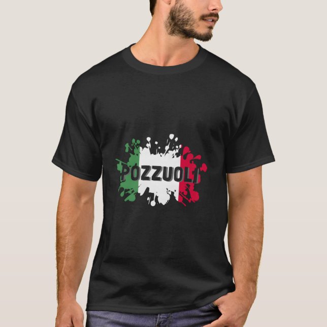 Retro Italy City Pozzuoli T-Shirt (Front)