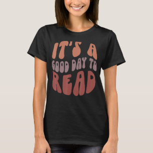 Retro It's A Good Day To Read Books Nerd Librarian T-Shirt