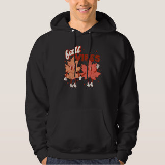 Retro It's Fall Y'all Fall Vibes Pumpkin Spice  Au Hoodie