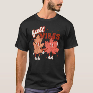 Retro It's Fall Y'all Fall Vibes Pumpkin Spice  Au T-Shirt