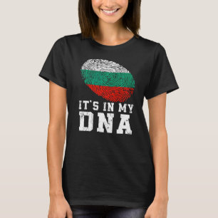 Retro It's In My Dna Bulgaria Flag Patriotic T-Shirt