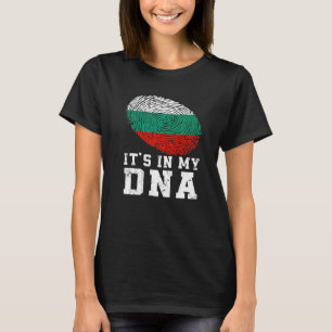 Retro It's In My Dna Bulgaria Flag Patriotic T-Shirt