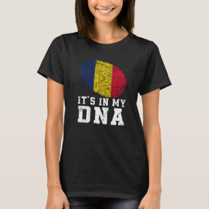 Retro It's In My Dna Chad Flag Patriotic T-Shirt