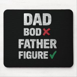 Retro Its Not A Dad Bod Its A Father Figure Mouse Mat