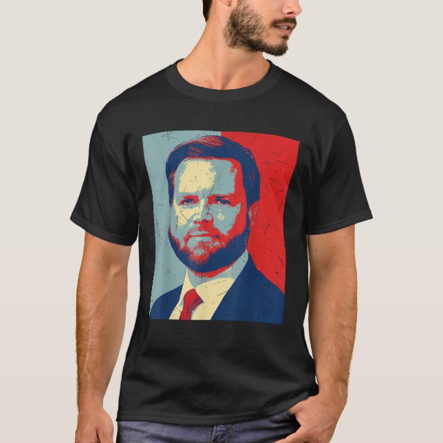 Retro J.D. Vance for President 2028 Vance 2028 T-Shirt (Front)